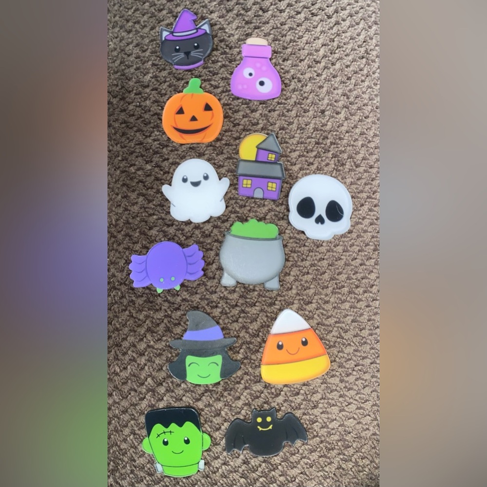 12 PC Halloween Themed Magnets
